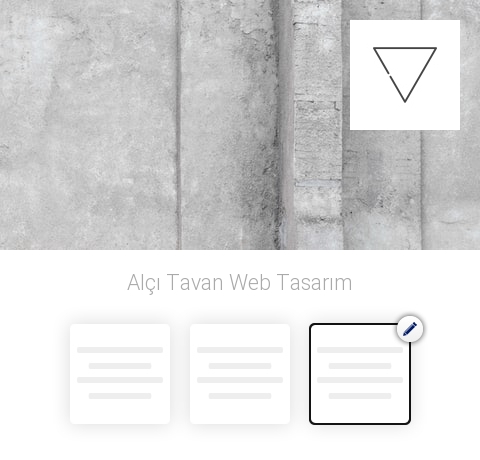 Alçı Tavan Web Tasarım