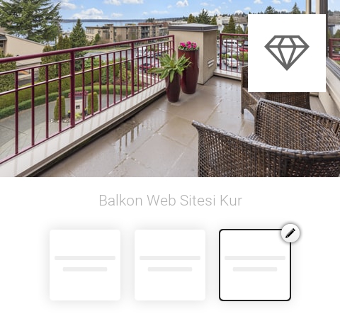 Balkon Web Sitesi Kur