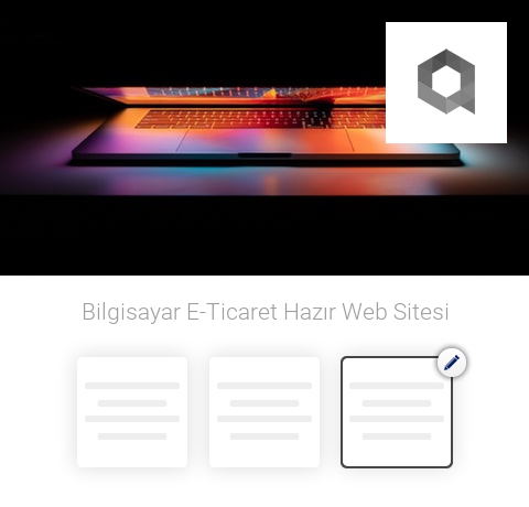 Bilgisayar E-Ticaret Hazır Web Sitesi