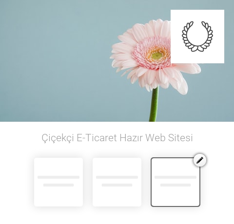 Çiçekçi E-Ticaret Hazır Web Sitesi
