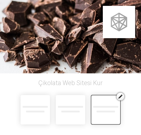 Çikolata Web Sitesi Kur