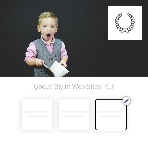 Çocuk Giyim Web Sitesi Kur