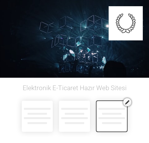 Elektronik E-Ticaret Hazır Web Sitesi