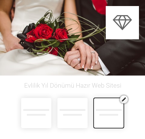 Evlilik Yıl Dönümü Hazır Web Sitesi