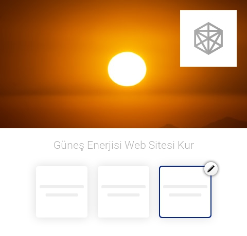 Güneş Enerjisi Web Sitesi Kur