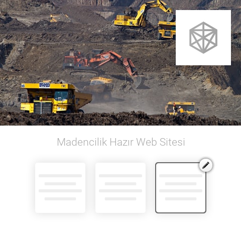 Madencilik Hazır Web Sitesi