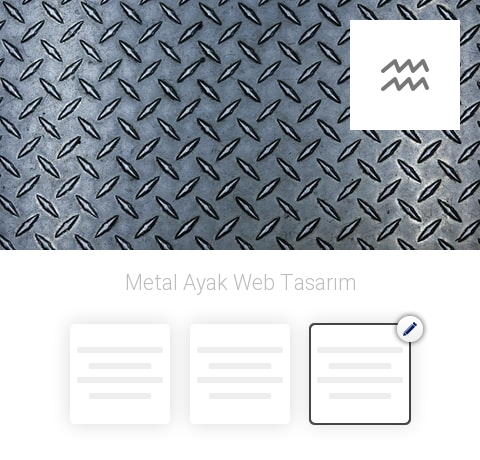 Metal Ayak Web Tasarım