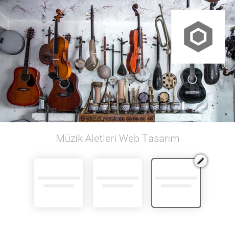 Müzik Aletleri Web Tasarım