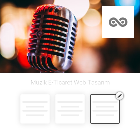 Müzik E-Ticaret Web Tasarım