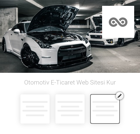 Otomotiv - Yedek Parça E-Ticaret Web Sitesi Kur