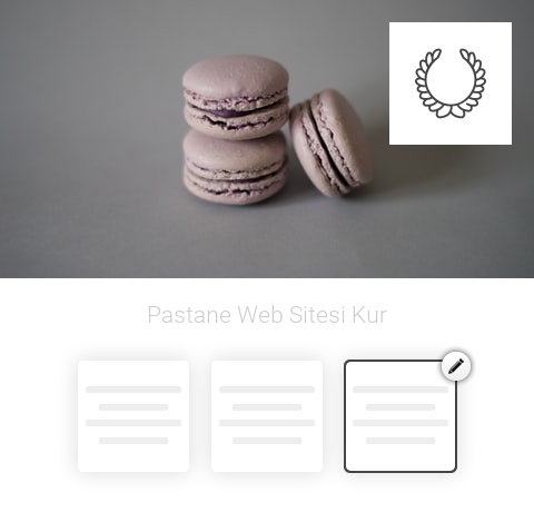 Pastane Web Sitesi Kur