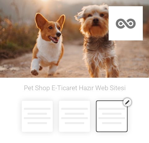 Pet Shop E-Ticaret Hazır Web Sitesi