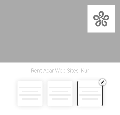 Rent Acar Web Sitesi Kur
