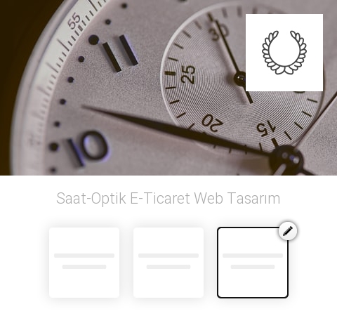 Saat - Optik E-Ticaret Web Tasarım