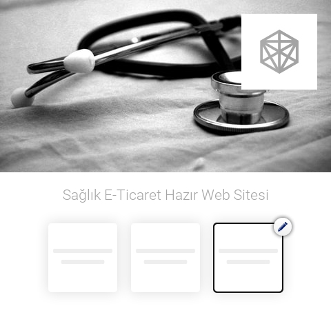 Sağlık E-Ticaret Hazır Web Sitesi