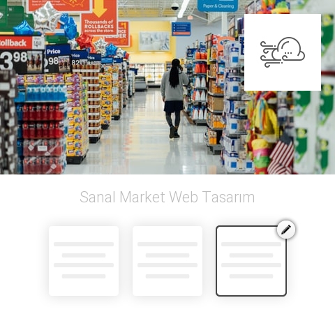 Sanal Market Web Tasarım