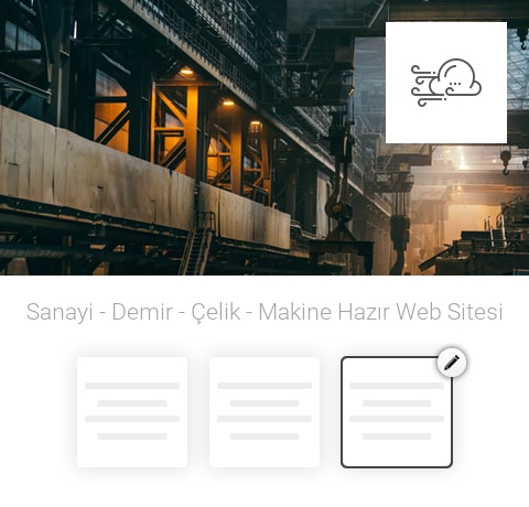 Sanayi - Demir - Çelik Hazır Web Sitesi