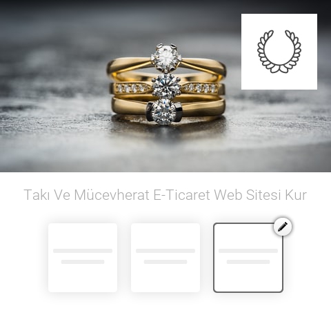 Takı - Mücevherat E-Ticaret Web Sitesi Kur