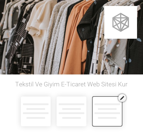 Tekstil - Giyim E-Ticaret Web Sitesi Kur