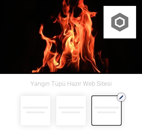 Yangın Tüpü Hazır Web Sitesi